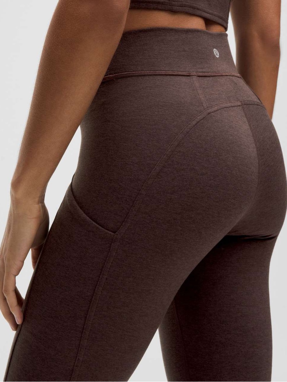 lululemon Soft Sueded High-Rise Tight 28" Leggings in Espresso